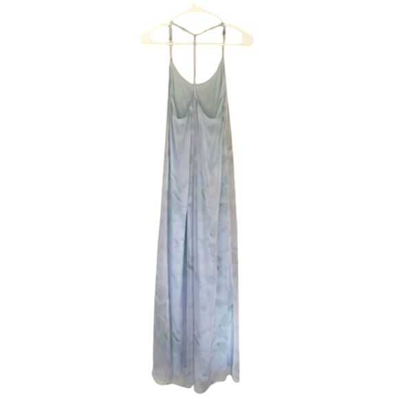 Show Me Your Mumu T-Rex Halter Maxi Dress Blue Watercolor Floral Size Small - Picture 5 of 6